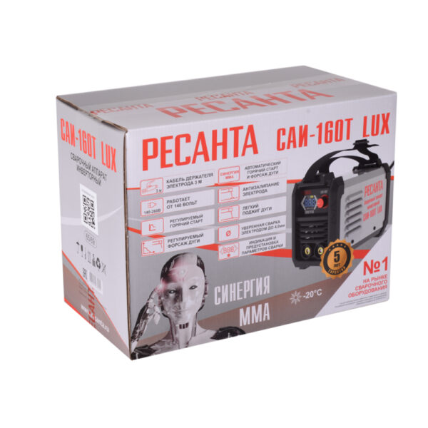 Сварочный аппарат инверторный Ресанта САИ-160Т LUX