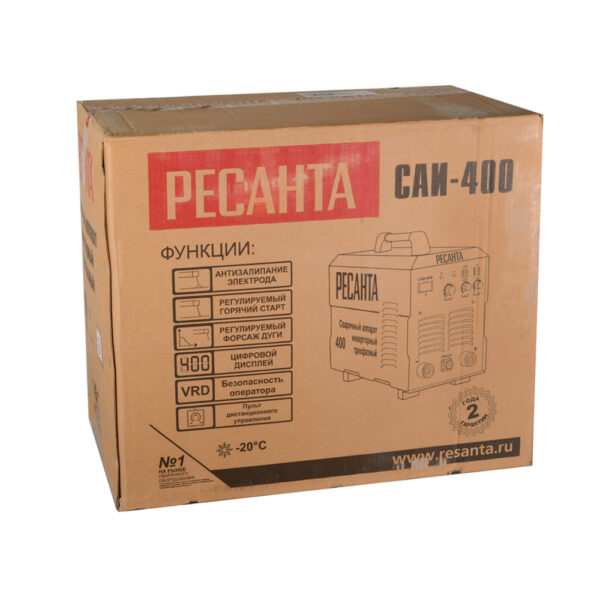 Сварочный аппарат инверторный Ресанта САИ 400