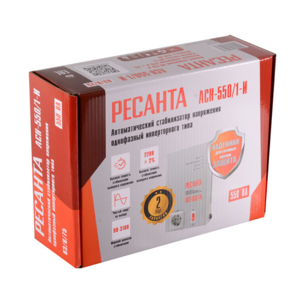 Стабилизатор напряжения РЕСАНТА АСН-550/1-И