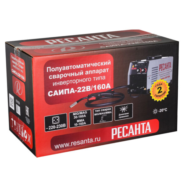 Сварочный полуавтомат Ресанта САИПА-22В/160А (MIG/MAG)